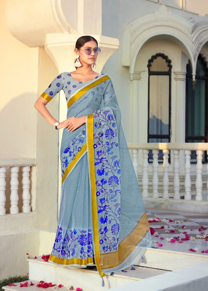 Paradise By Shreyans 01-09 Printed Sarees Catalog